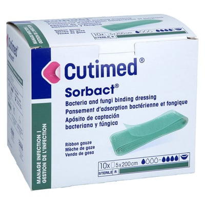 Cutimed Sorbact Tamponaden 5x200 cm EurimPharm