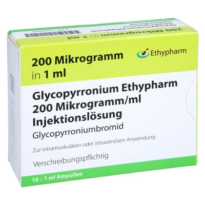 Glycopyrronium Ethypharm 200 ug/ml Injektions-Lsg