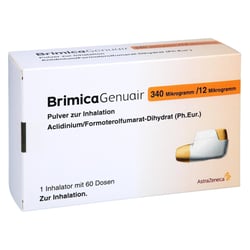 Brimica Genuair 340ug/12ug Pulver z. Inhalation 60 ED
