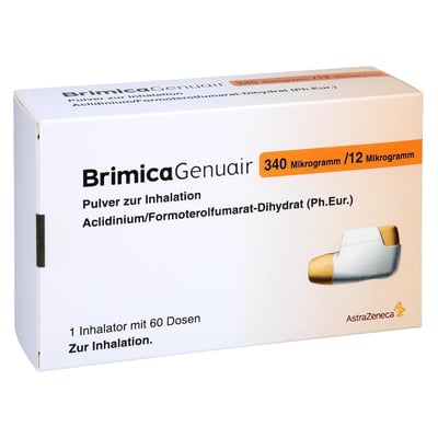 Brimica Genuair 340ug/12ug Pulver z. Inhalation 60 ED Produktbild 1
