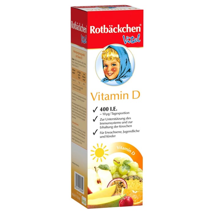 Rabenhorst Rotbäckchen Vital Vitamin D 400 I.E.