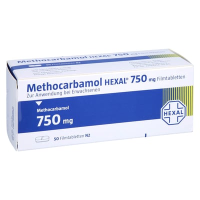 Methocarbamol Hexal 750 mg Filmtabletten Produktbild 1
