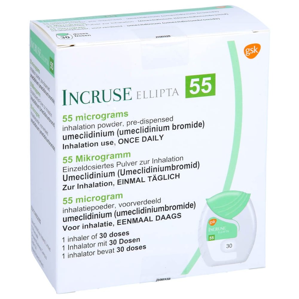 Incruse Ellipta 55ug ed.Pul.Inh. 30 ED
