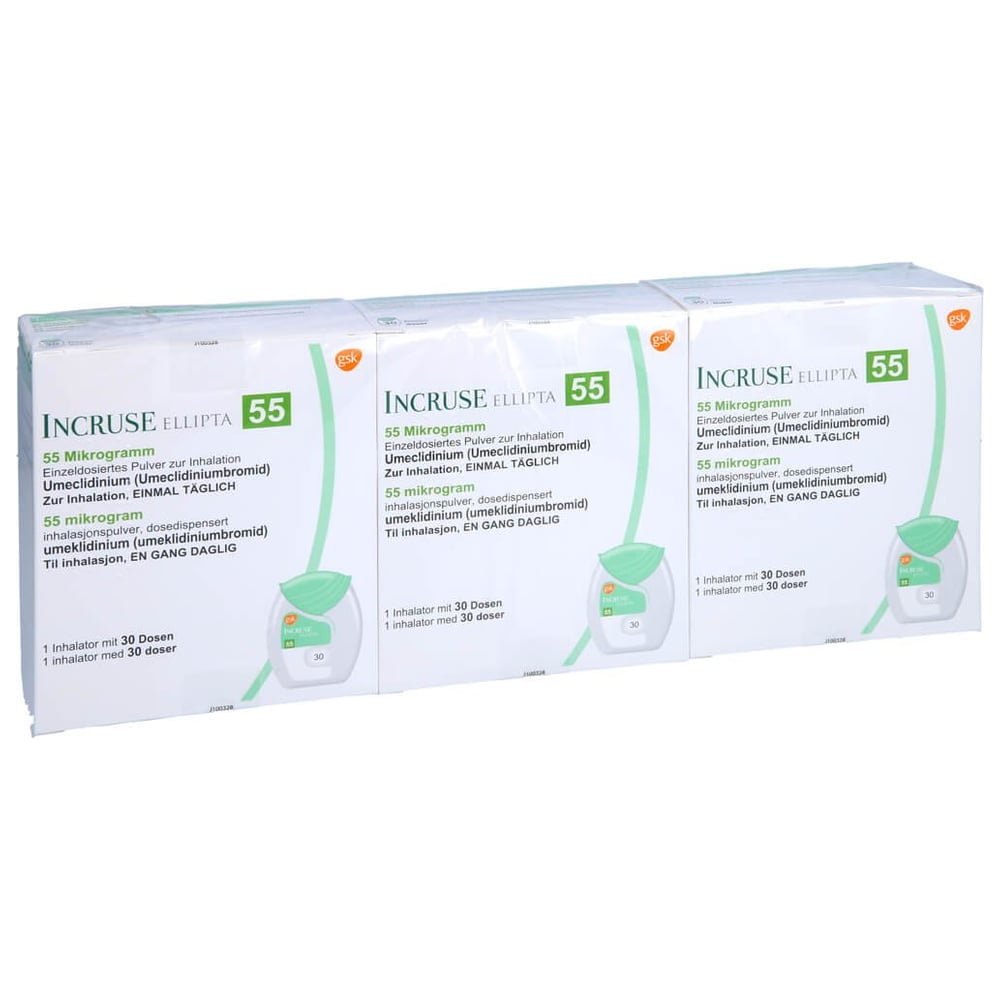 Incruse Ellipta 55ug Dosis ed.Pul.Inh. 30 ED