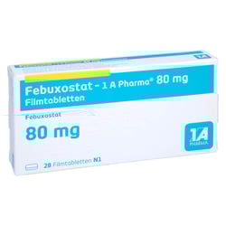 Febuxostat - 1 A Pharma 80mg Filmtabletten