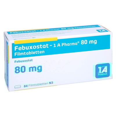 Febuxostat - 1 A Pharma 80mg Filmtabletten