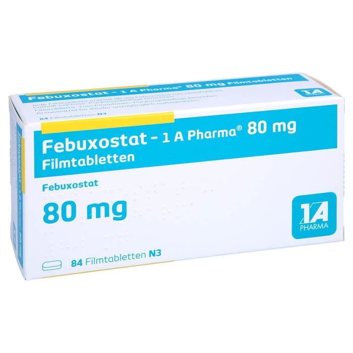 Febuxostat - 1 A Pharma 80mg Filmtabletten