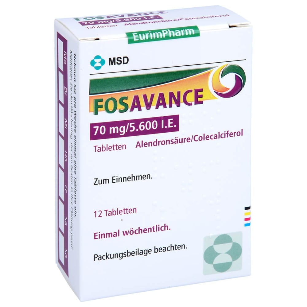 Fosavance 70 mg/5.600 I.E. Tabletten