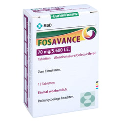 Fosavance 70 mg/5.600 I.E. Tabletten