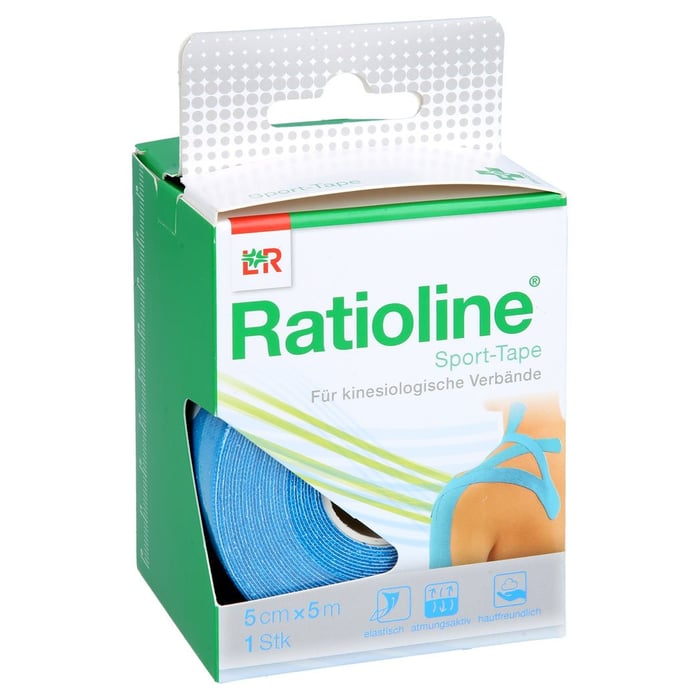Ratioline Sport-Tape 5cmx5m türkis