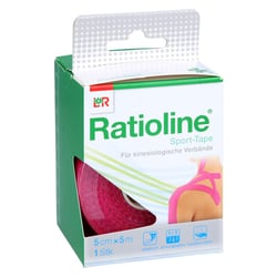 Ratioline Sport-Tape 5cmx5m pink