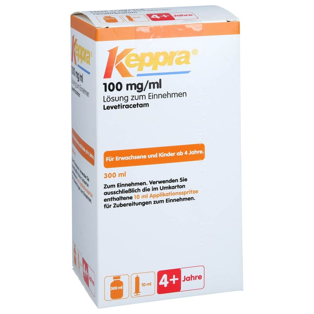 Keppra 100 mg/ml 10 ml Dosierspritze