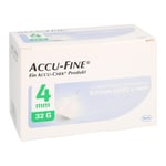 Accu Fine sterile Nadeln f. Insulinpens 4 mm 32G Produktbild 1