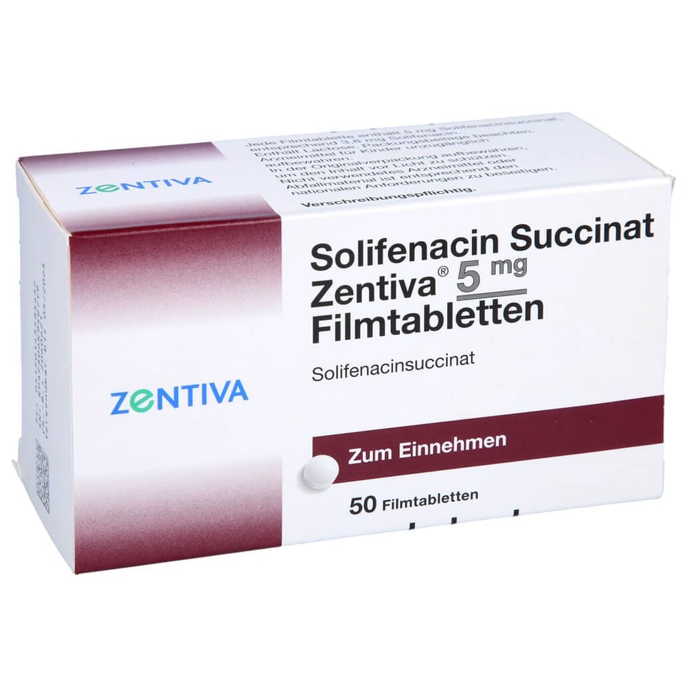Solifenacin Succinat Zentiva 5 mg