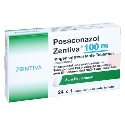 Posaconazol Zentiva 100 mg magensaftresist. Tabl.