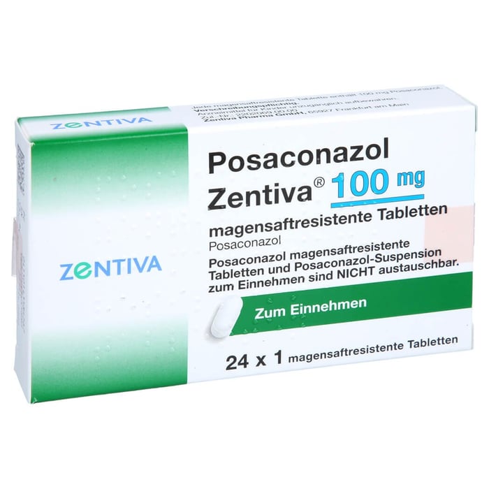 Posaconazol Zentiva 100 mg magensaftresist. Tabl.