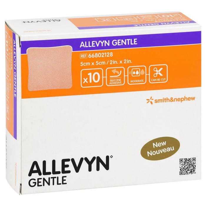 Allevyn Gentle 5x5 cm Schaumverb.