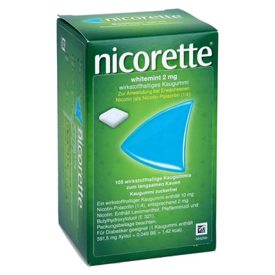 Nicorette 2 mg whitemint