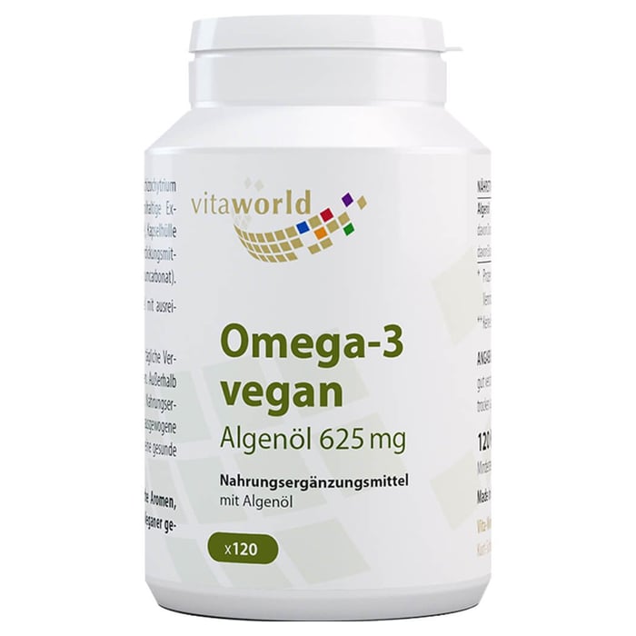 Algenöl 625 mg Omega-3 vegan