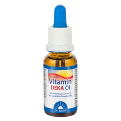 Dr. Jacob's DEKA Öl 800 IE Vitamin D3+K2+A+E 640 Tropfen