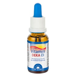 Dr. Jacob's DEKA Öl 800 IE Vitamin D3+K2+A+E 640 Tropfen