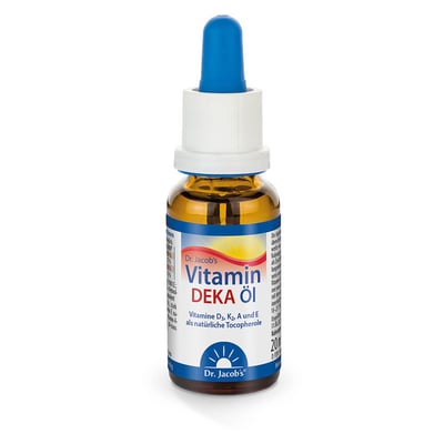 Dr. Jacob's DEKA Öl 800 IE Vitamin D3+K2+A+E 640 Tropfen