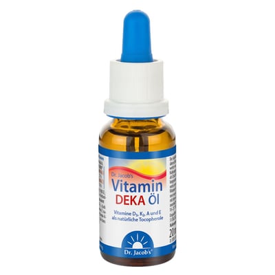 Dr. Jacob's DEKA Öl 800 IE Vitamin D3+K2+A+E 640 Tropfen