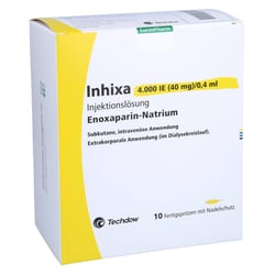 Inhixa 4000 I.E. (40 mg)/0,4 ml Injektionslösung