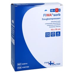 Saugkompressen Verbandkomp steril 10x10 cm FIWAsorb