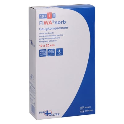 Saugkompressen Verbandkomp steril 10x20cm FIWAsorb