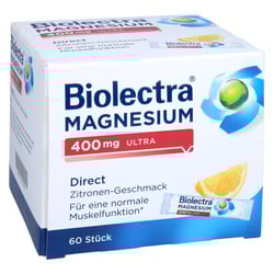 Biolectra Magnesium 400mg Ultra Direct Zitrone