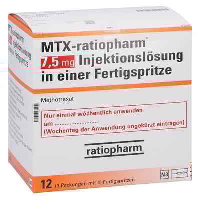 MTX-ratiopharm 7,5 mg Injektionslösung