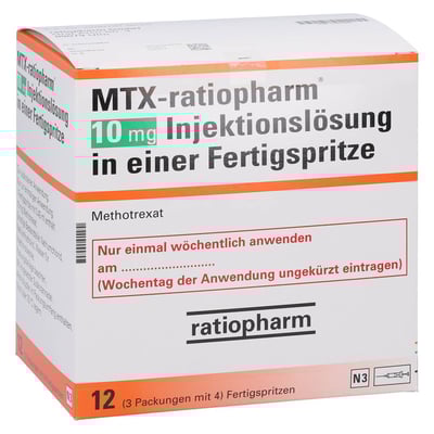 MTX-ratiopharm 10 mg Injektionslösung