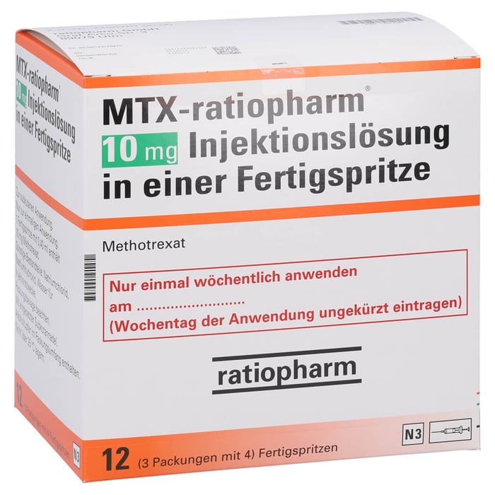 MTX-ratiopharm 10mg Injektionslösung