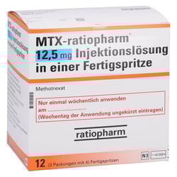 MTX-ratiopharm 12,5 mg Injektionslösung