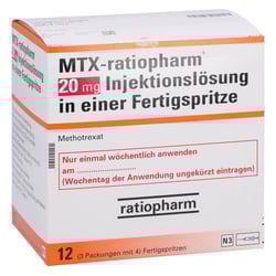 MTX-ratiopharm 20 mg Injektionslösung