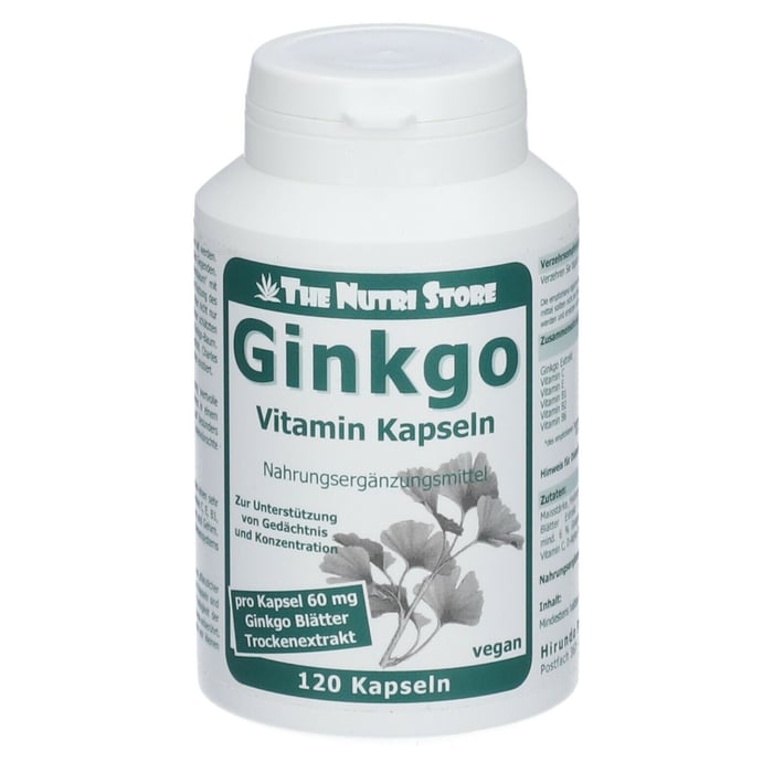 Ginkgo 60 mg Extrakt Produktbild 1