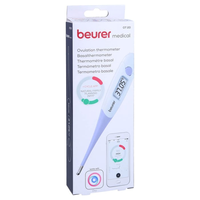 Beurer OT20 Basalthermometer+Zyklus-App Ovy