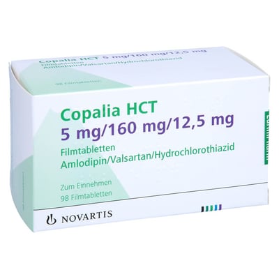 Copalia HCT 5 mg/160 mg/12,5 mg