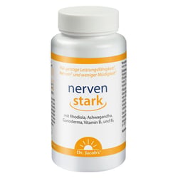 Dr. Jacob's nervenstark mit Rhodiola Ashwaganda Reishi-Pilz
