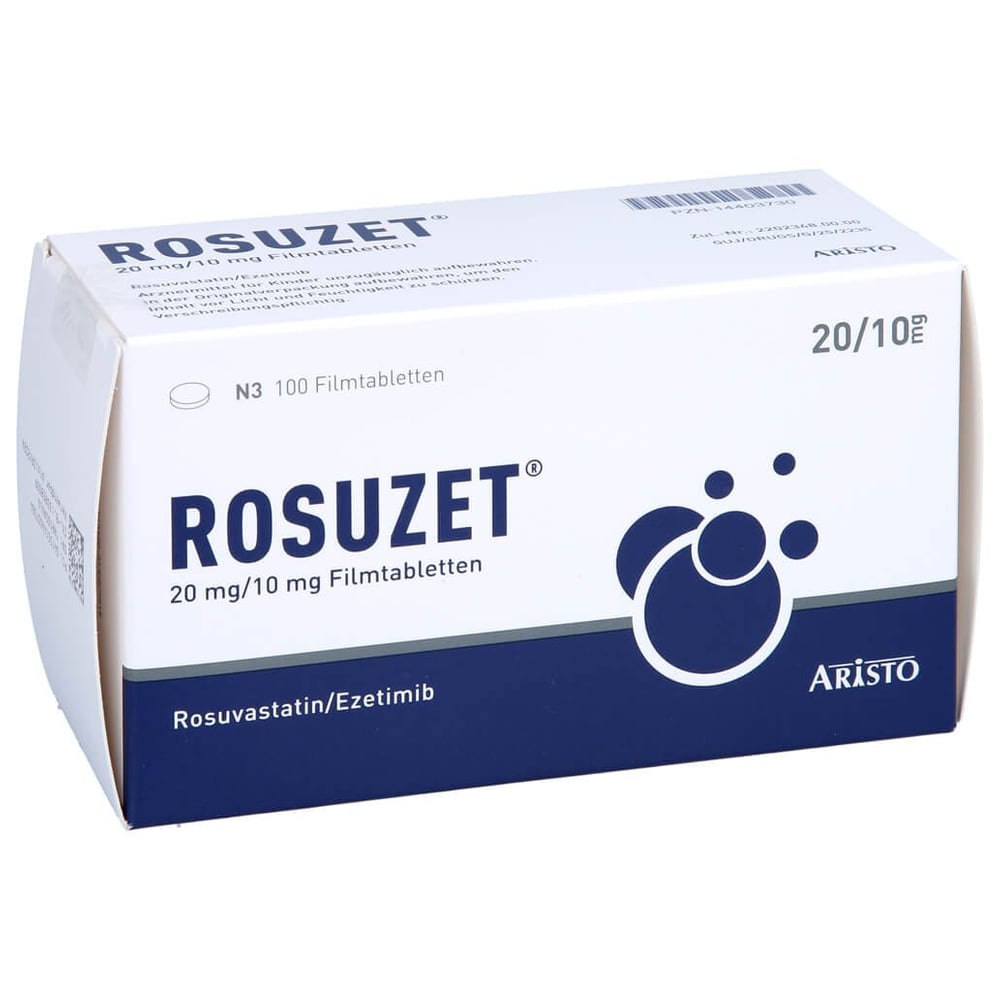 Rosuzet 20 mg/10 mg Filmtabletten