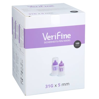 Verifine Sicherheits-Pen-Nadel 5 mm x 31G