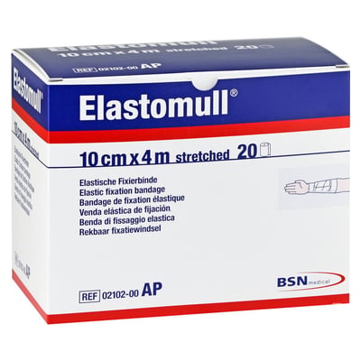 Elastomull 10 cmx4 m elastisch Fixierbinde Tora Pharma Produktbild 1