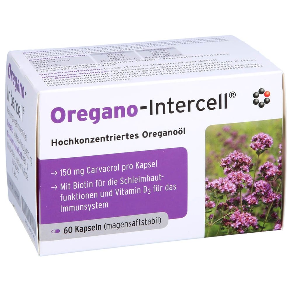 Oregano-intercell magensaftresistente Weichkapseln