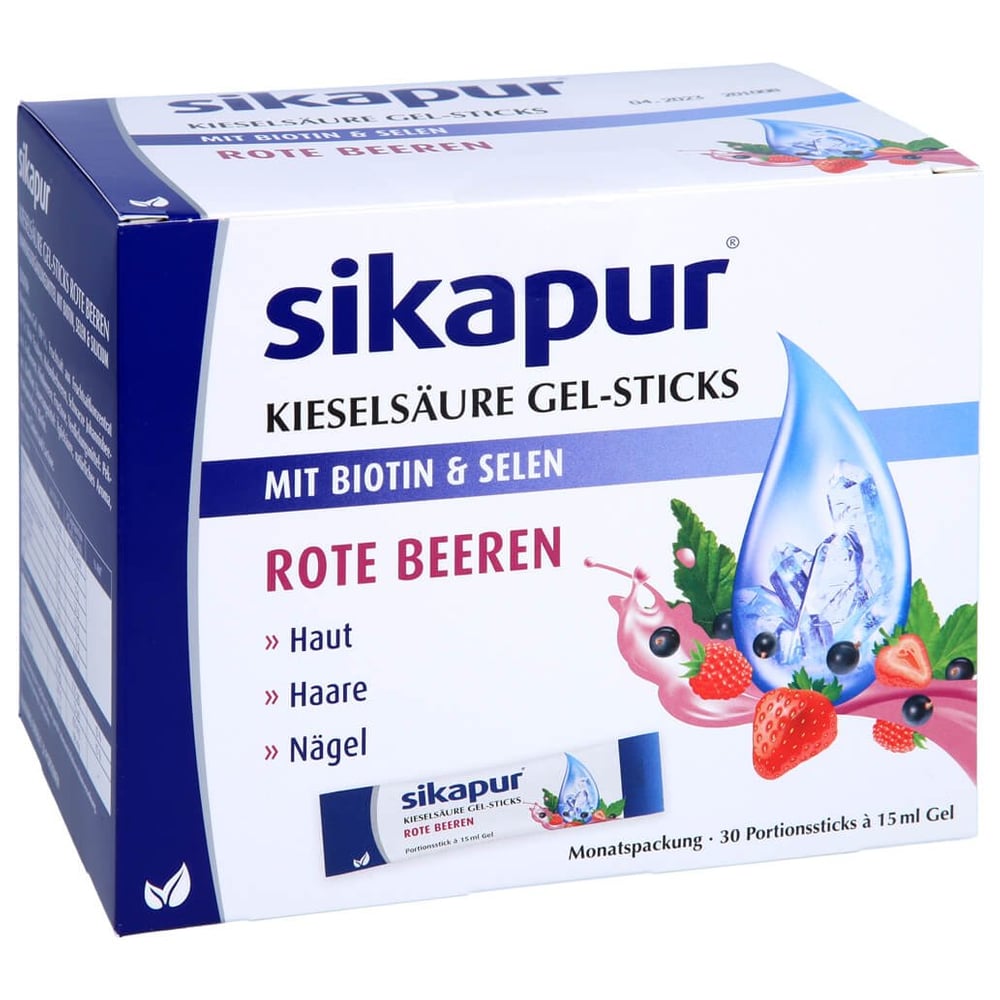 Sikapur Kieselsäure Gel-Sticks rote Beeren