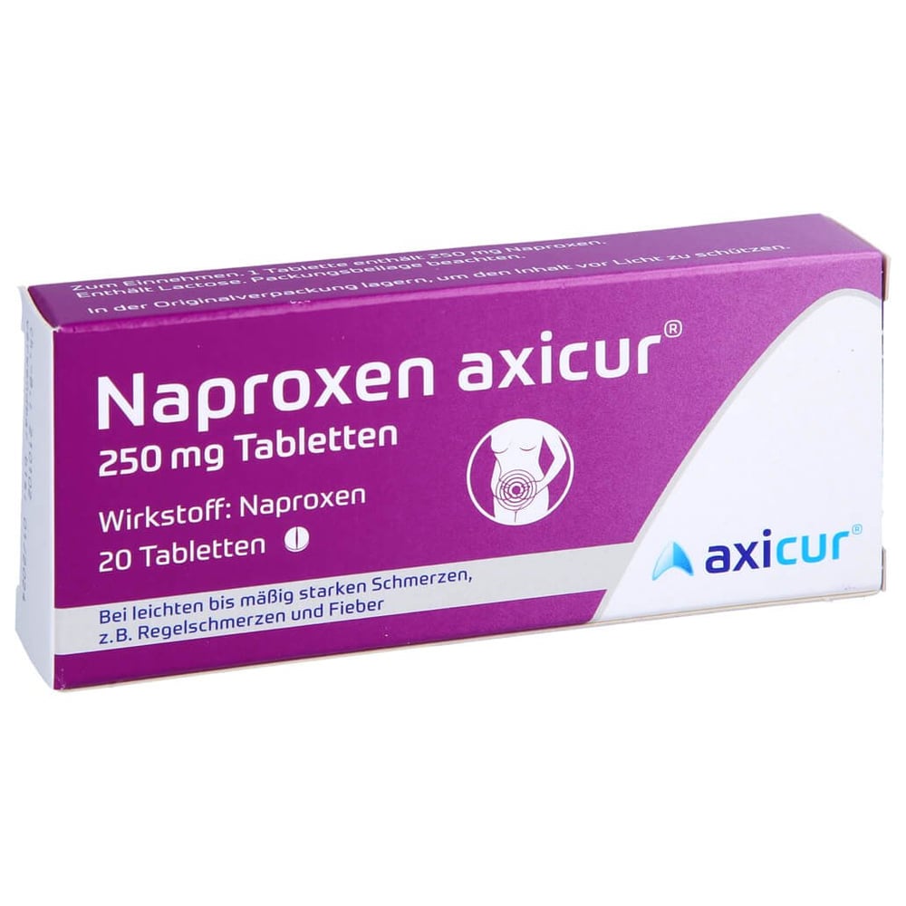 Naproxen axicur 250 mg