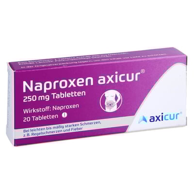 Naproxen axicur 250 mg