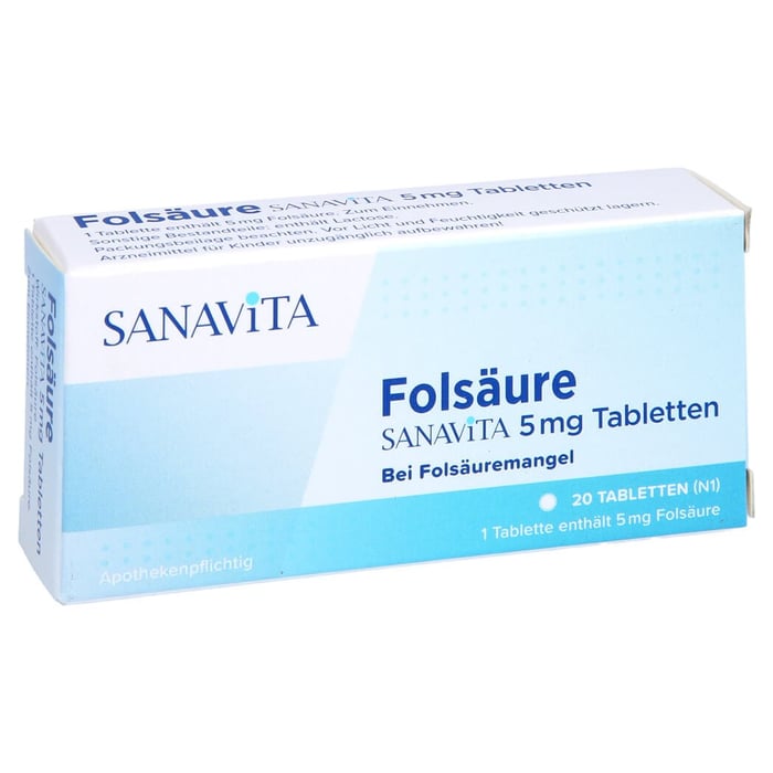 Folsäure Sanavita 5mg