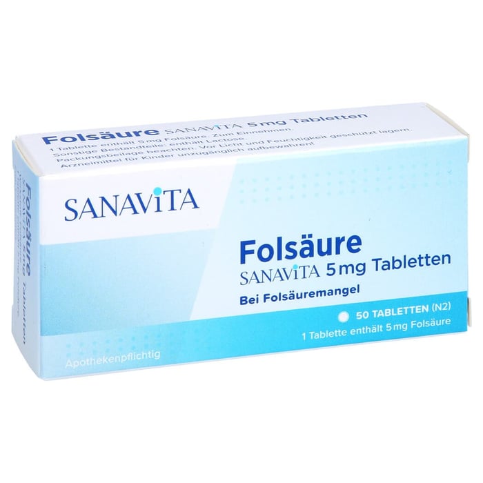 Folsäure Sanavita 5mg