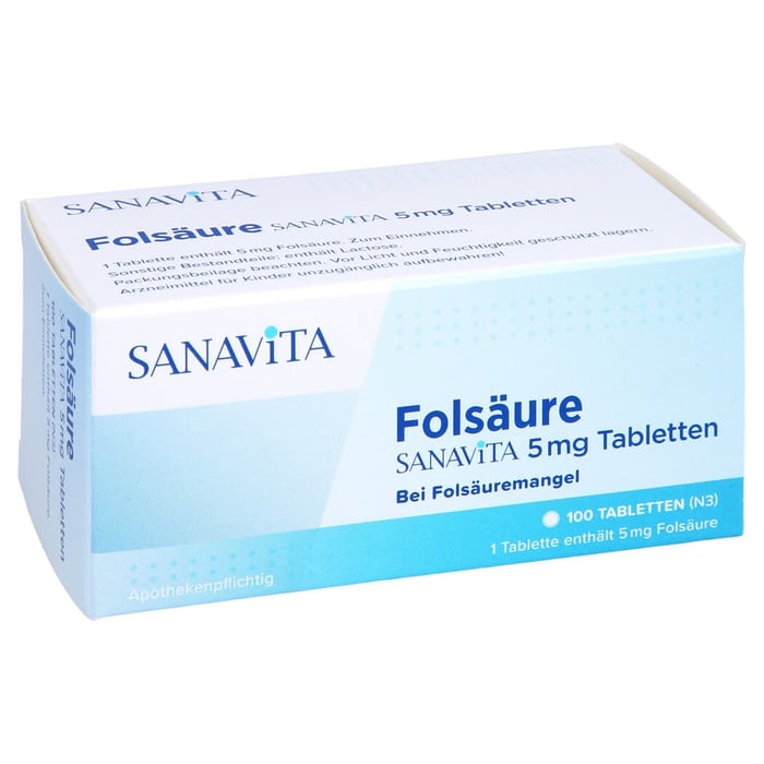 Folsäure Sanavita 5mg
